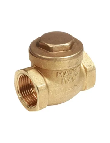 Giacomini F 3 inch clapet check valve in brass N6Y010