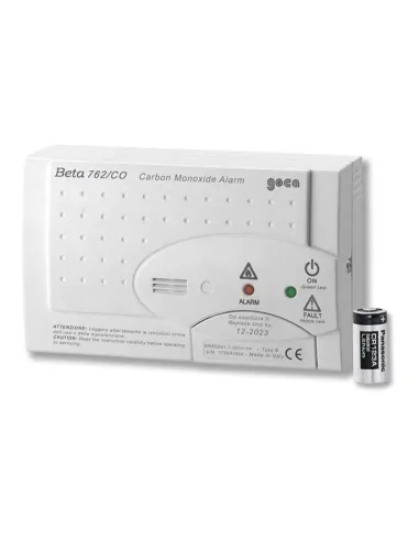 Rilevatore di Gas Monossido di Carbonio Geca BETA762CO a batteria 37622383