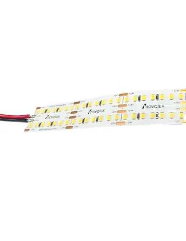 Striscia Strip LED Novalux 125W 24V 4000K CR90 IP20 5 metri 2 file 100918.99