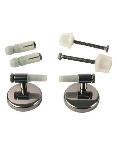 Pairs of GTL supports for steel toilet seats 525700AI