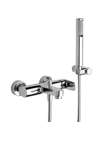 Paffoni Candy bathtub shower mixer with chromed diverter CA023CR