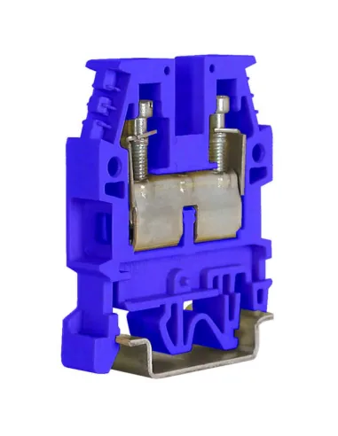 Cabur standard pass-through terminal block 6mm2 Blue CBX34