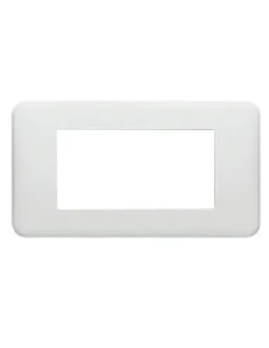 Legrand Cross series 4-seater white plate 680544