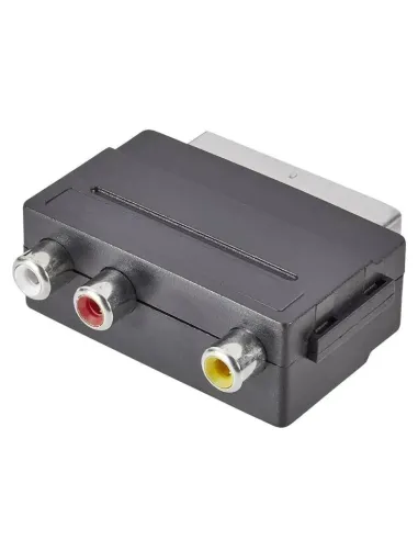 Melchioni Scart socket adapter RCA In/Out switch 433330029