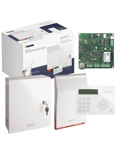 Bticino wired connected anti-theft alarm kit with 16 zones KIT16ZC