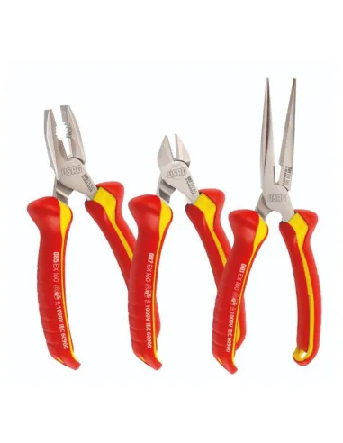 Kit of 3 Assorted Universal Pliers Usag 085 EX/SE3 1000V U00850121