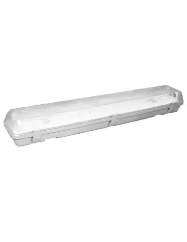 Plafoniera Stagna Vuota per LED Poliplast Ofelia 2XT8 60cm 400755-218