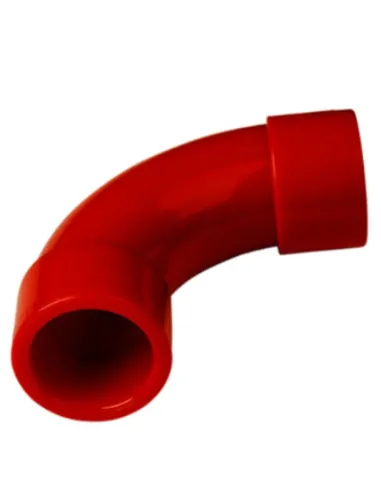 90° bend in red ABS Notifier FAA-E25-90R