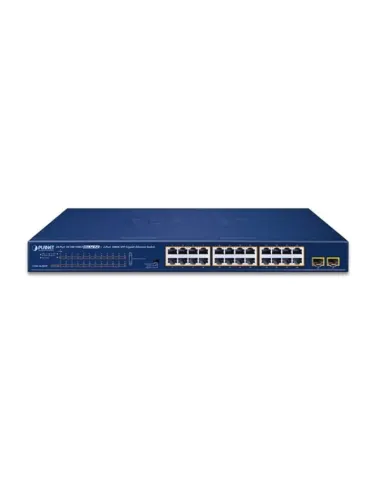 4Power Switch 24 ports 10/100/1000T 802.3at PoE + 2 1000X SFP GSW-2620HP