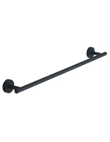 Porta asciugamani bagno a muro Gedy Eros 60cm nero matto 2321-60-14