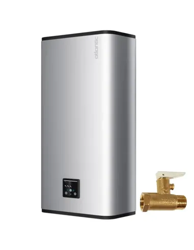 Atlantic Vertigo Steatite Electric Water Heater 100 Liters 80 WIFI Silver 851338