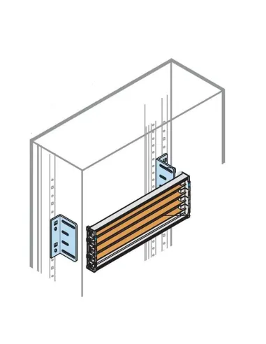 Supporti in metallo Abb per canalina orizzontale verticale 4 pezzi AD1098