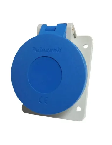 Palazzoli CEE Industrial socket for 2P+E 16A 230V IP44 panel