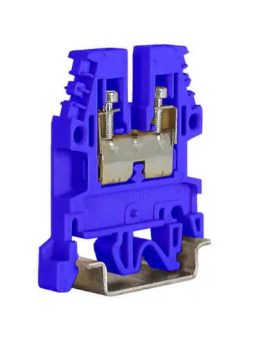 Cabur standard feed-through terminal block 2.5mm2 Blue CBX12