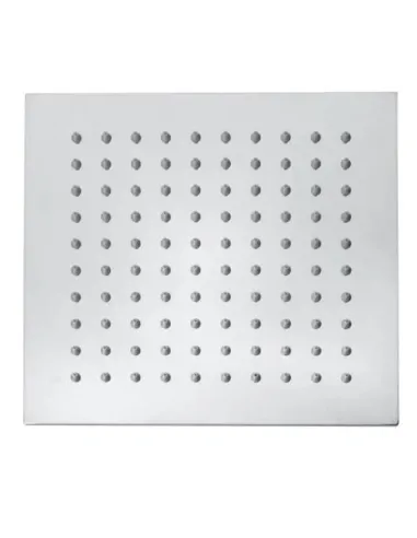 Square shower head Bossini Tetis chromed 30x30 cm I00875000030005