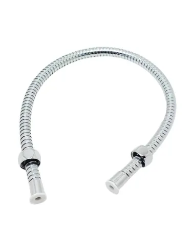 Chromed 1/2 hexagon shower hose 60 cm