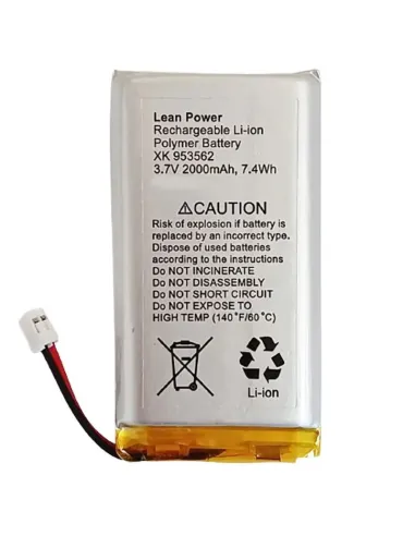 Ajax 2A replacement battery for HUB HUB2 HUB Plus REX control panels 22259