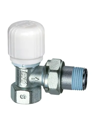 Far 1620 angled thermostatic valve for radiators 3/8 chrome 1620 38