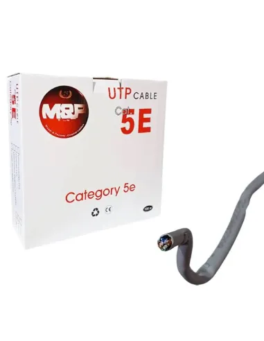 UTP CAT 5E data transmission cable, gray 100 metres