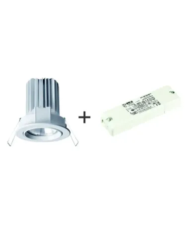 Faro incasso Side LED 10W 4000K 40° con alimentatore KT2825-JLBN40