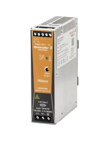 Alimentatore elettrico Weidmuller switching PRO ECO 72W 24V 1469470000