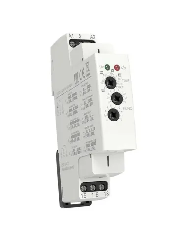 Perry multifunction time relay 12-240 V DIN connection 1RT80MTMF