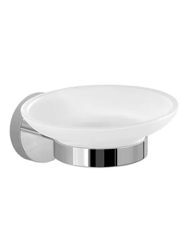 Gedy Eros chrome and glass wall mounted soap dish 2311-13