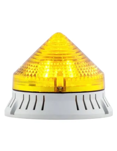 Siren CTL 900 24V AC/DC yellow acoustic and flashing light device 33725