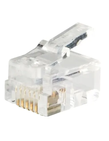 RJ11 6/4 transparent plug Fanton 22290