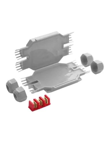 Mini joint with Raytech gel for 4 x 2.5 mm2 IP68 BOB4 cables