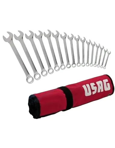 Set of 16 Usag 285J/B16 combination keys in roll-up bag U02851740