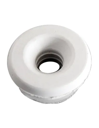 Idroblok drain clamp 33x14 mm white rubber 0101133414