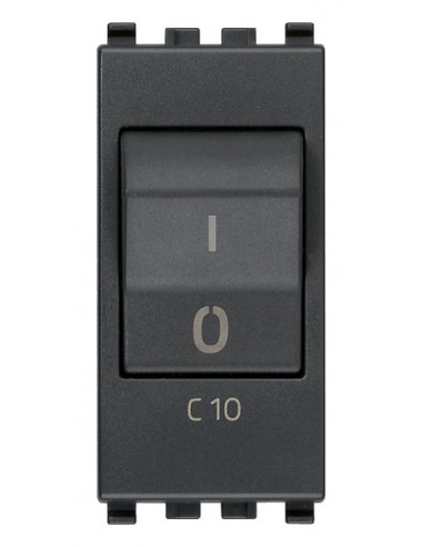 Vimar 20405.10 Eikon - interruttore automatico magnetotermico 1P+N 10A