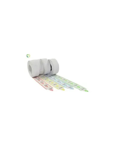 Visel ticket pack rolls of 20,000 tickets each, green colour