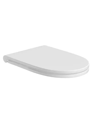 Azzurra Pratica soft close toilet seat slim white PRA1800/F