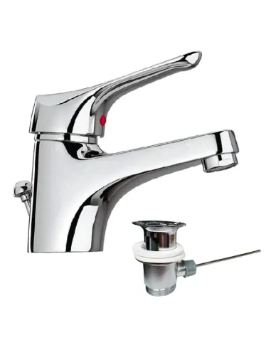 Paini Pilot single-lever basin mixer with waste 04CR211P1