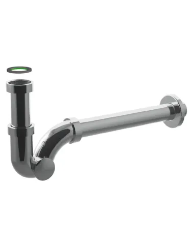 Sifone ad S Bonomini per lavabo e bidet 1 1/4 in ottone 0370BR25K7