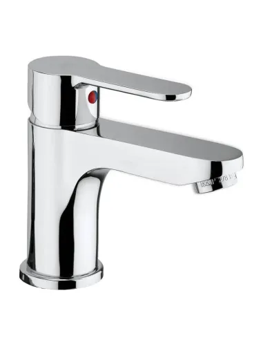 Single-lever basin mixer with Paffoni Blu waste BLU075CR