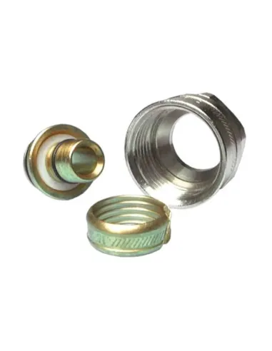 Eurocone cap fitting for multilayer pipes F 3/4 brass EK16