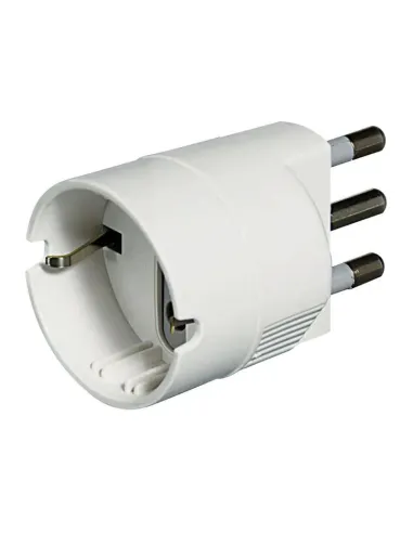 Adapter with Bticino 2P+E 16A German plug S3624DE