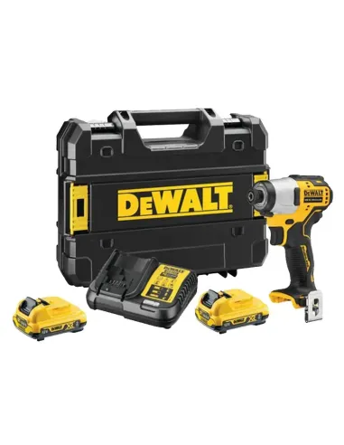 Compact Dewalt impact wrench 1/4 XR 12V connection DCF801D2-QW