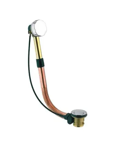 Cgs automatic bathtub siphon in brass and copper 45-55 cm 048-CT.01