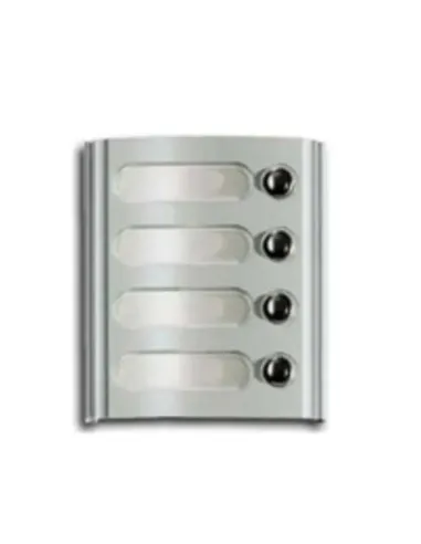 Elvox module panel with 4 gray buttons, Targa 8000 8004 series