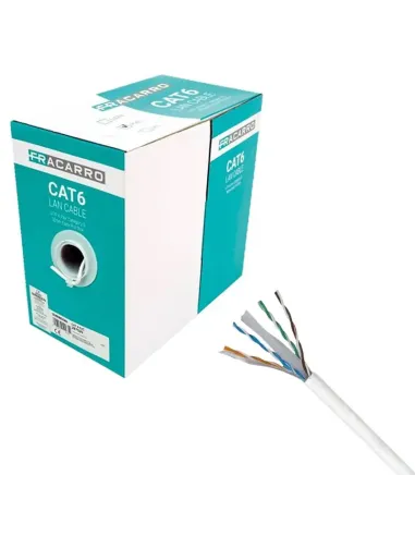 Cavo di rete CAT 6 U/UTP Fracarro guaina LSZH rame 305m 287530