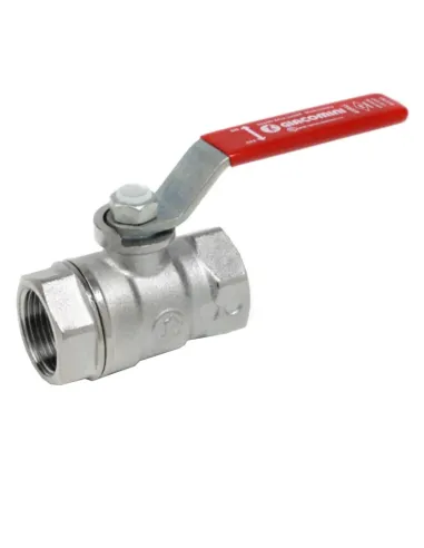 Giacomini ball valve FF 2 1/2 red lever handle R250X009