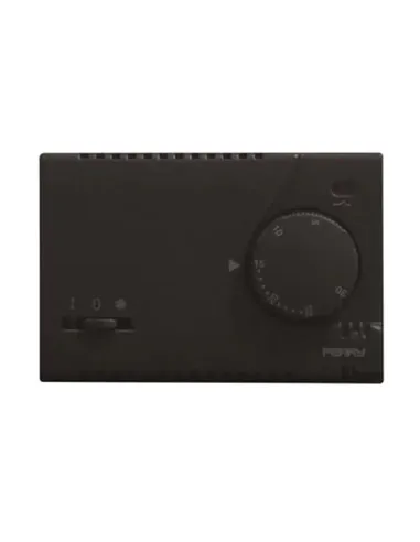 Perry black wall thermostat 230V power supply 1TITE303/MC