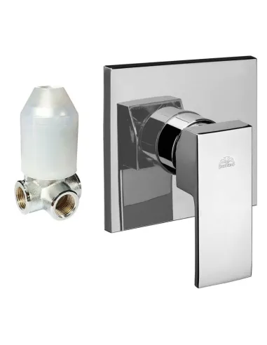 Built-in single-lever shower mixer Paffoni Level chrome LES010CR