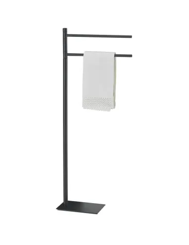 Gedy Trilly matt black free-standing towel holder TR31-14