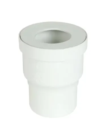 Straight sleeve for WC Redi F/F diameter 100 mm in PVC QW330NI