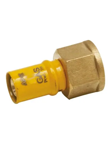 Raccordo dritto per gas Ape F 3/4 x 26 mm ottone 3AP6023426